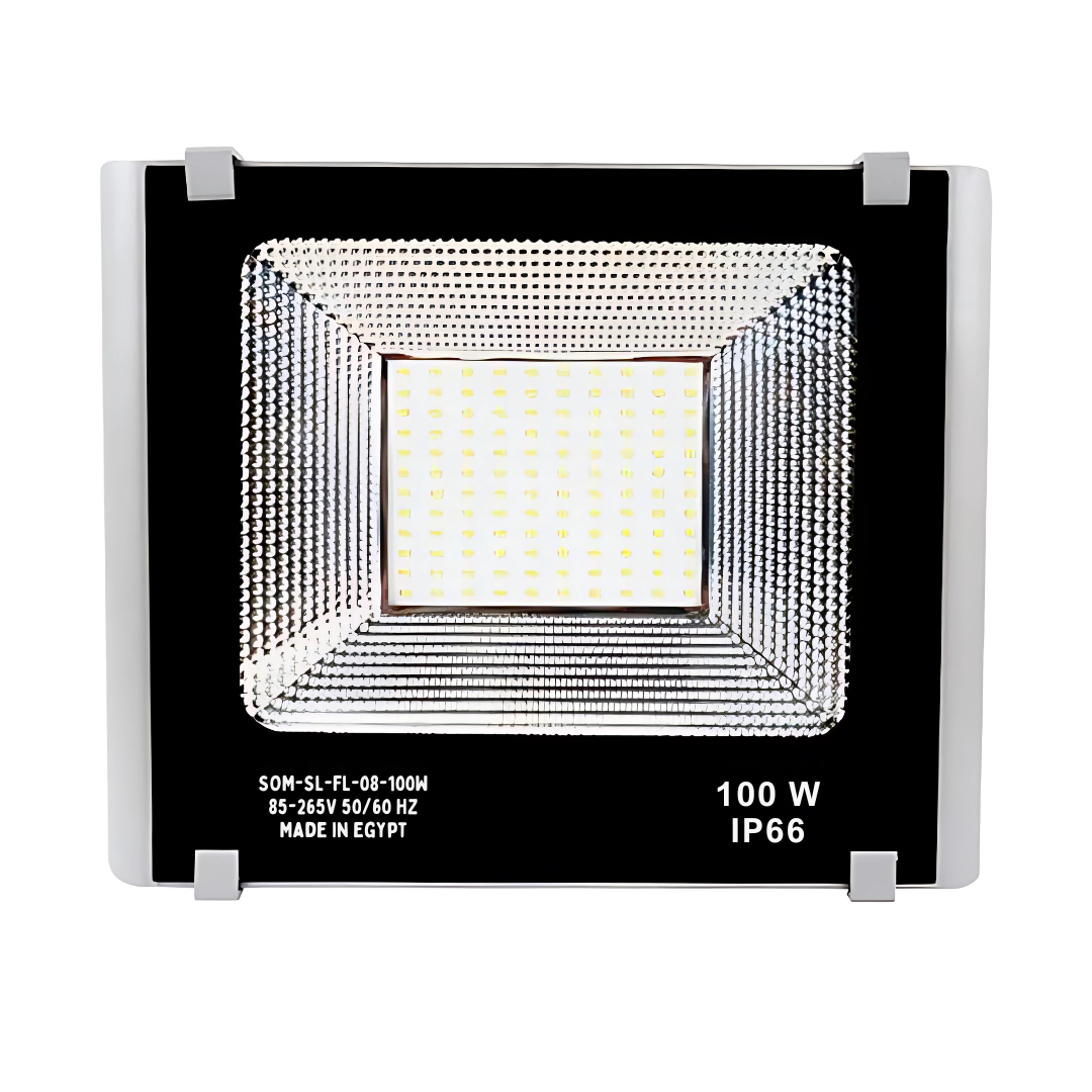 Flood Luminaire M6- 100W EPISTAR LED CHIP 6500K IP66 - 3 YEARS WARRANTY