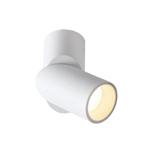 ADJUSTABLE ROTATABLE Surface Mounted Spotlight - ALUMINUIM WITHOUT LAMP -white