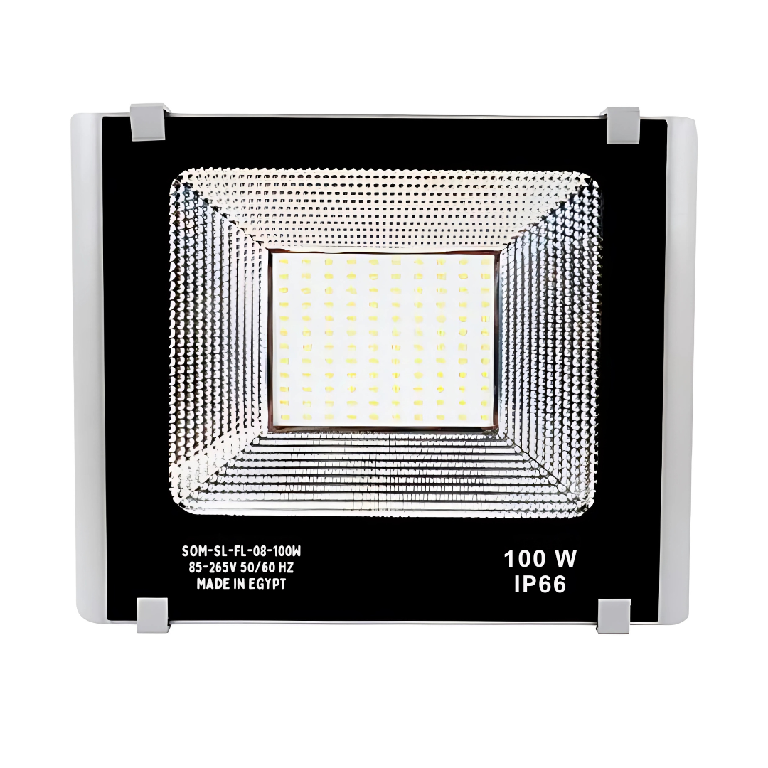 Flood Luminaire M6- 100W  EPISTAR LED CHIP 6500K IP66 - 3 YEARS WARRANTY